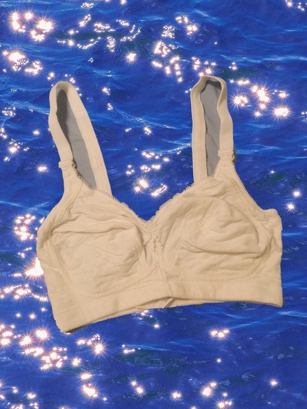 Vintage Cabernet Cotton Bra